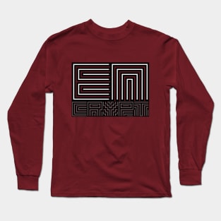 ENCRYPT 2.0 - Zoom into the design to get the full effect Long Sleeve T-Shirt